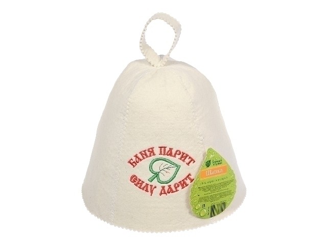 Шапка Баня парит,силу дает Банные штучки 41060